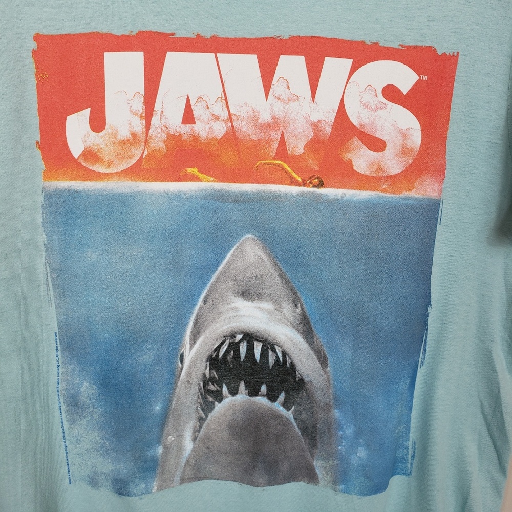 Jaws Horror Movie Logo Gap Small Shirt